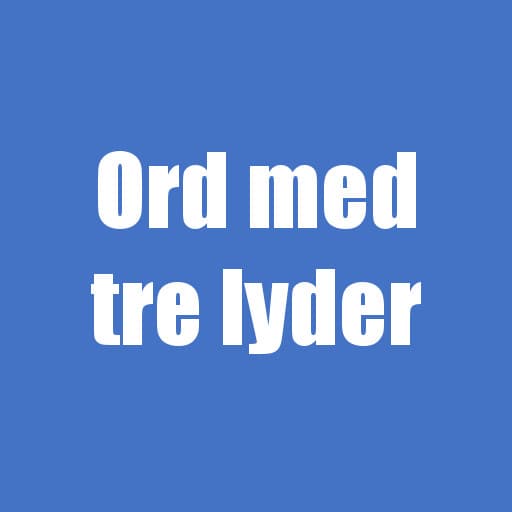 Trelydsord